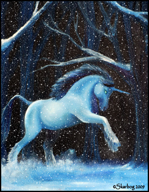 Winter Unicorn by Skarbog on DeviantArt