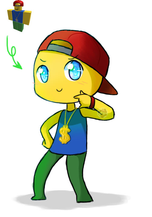 Roblox: swag Noob by PancakesMadness on DeviantArt