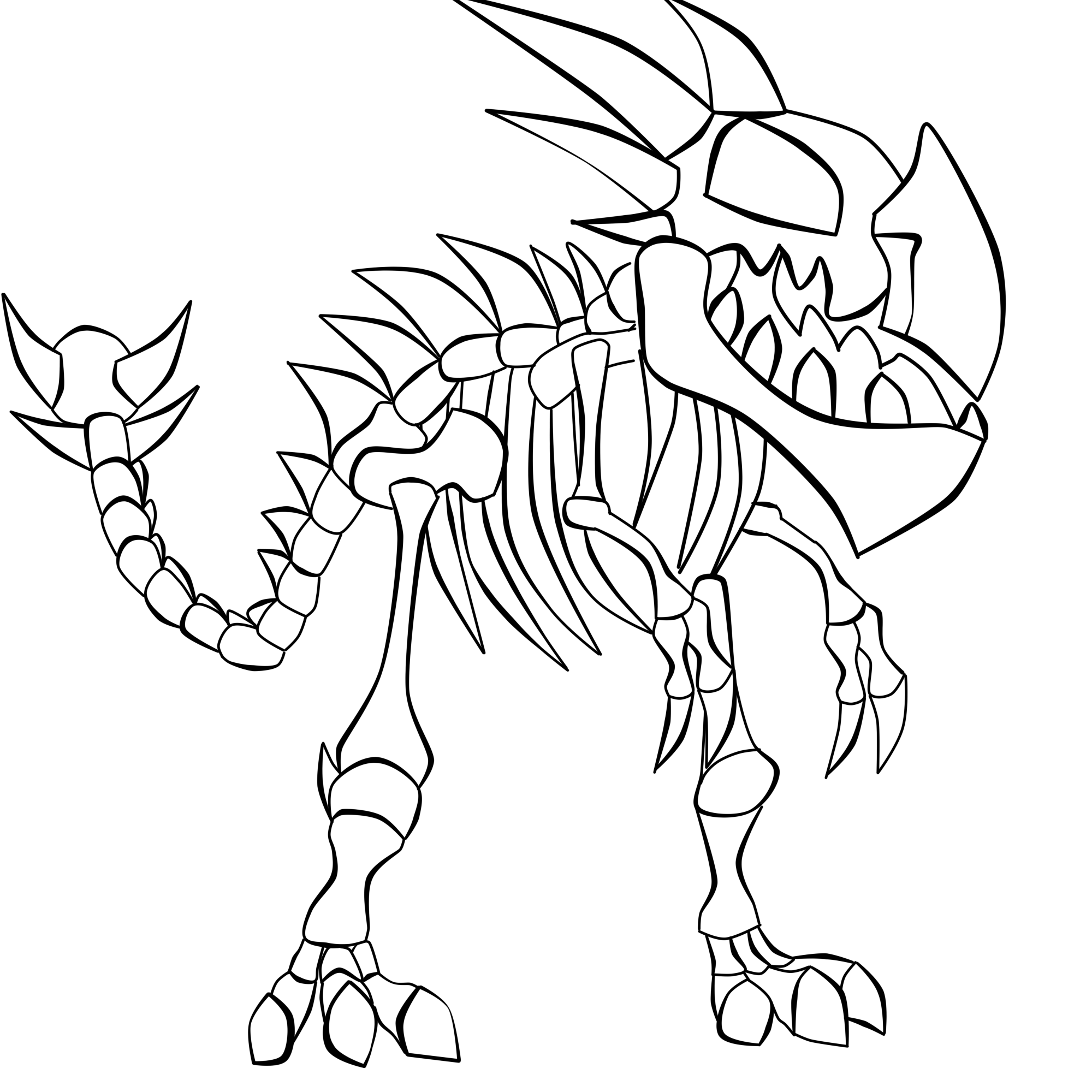 Monster Legends Pages Pant Coloring Pages
