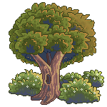 Pixel Tree by tea-hee
