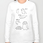 Separation Anxiety on Pet Birds Long Sleeve T-Shirt