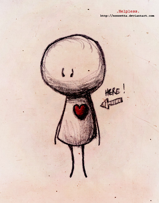 sad girl pencil drawing love