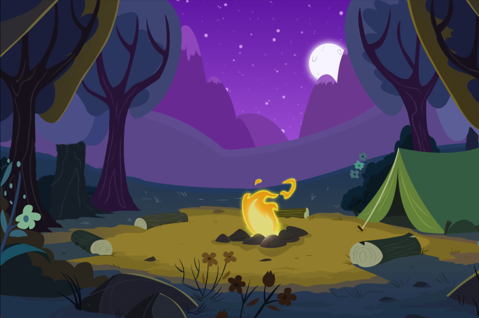 MLP Camping Background by Scootaloo24 on DeviantArt