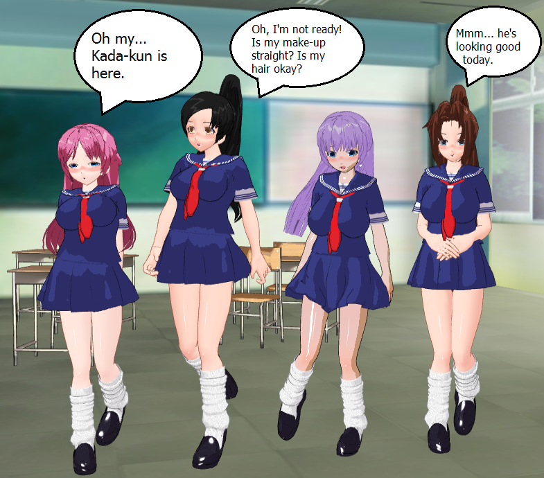 Koihime Musou girls schoolgirls by quamp on DeviantArt