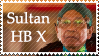 Sultan Hamengkubuwono X Stamp by lordelpresidente