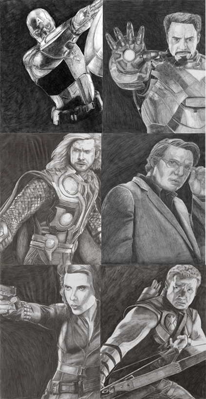 The Avengers by The-Shadow-artist on DeviantArt