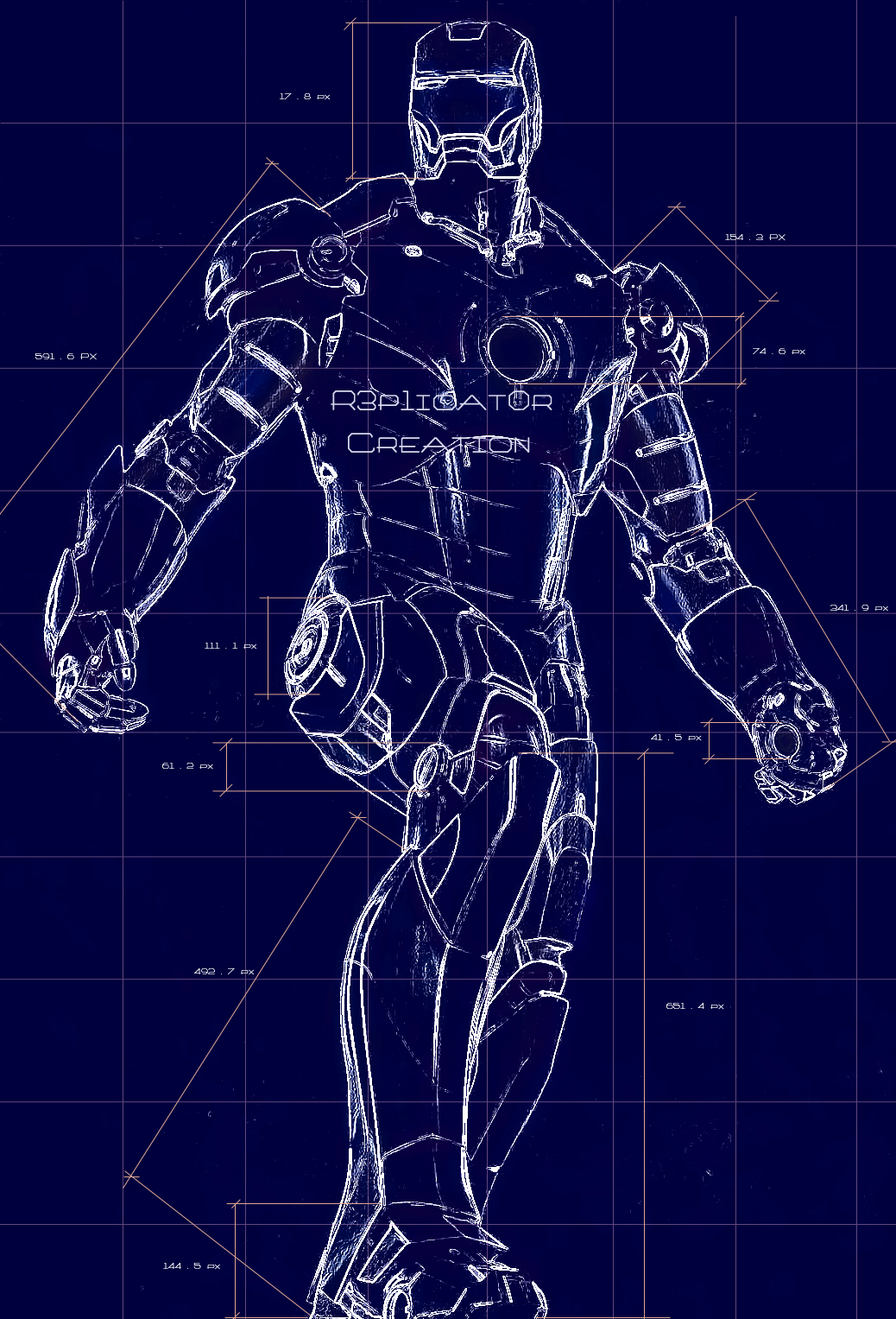 Ironman Suit Blueprint By R3p1icat0r On DeviantArt