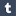 Tumblr (whiteonblue) Icon ultramini