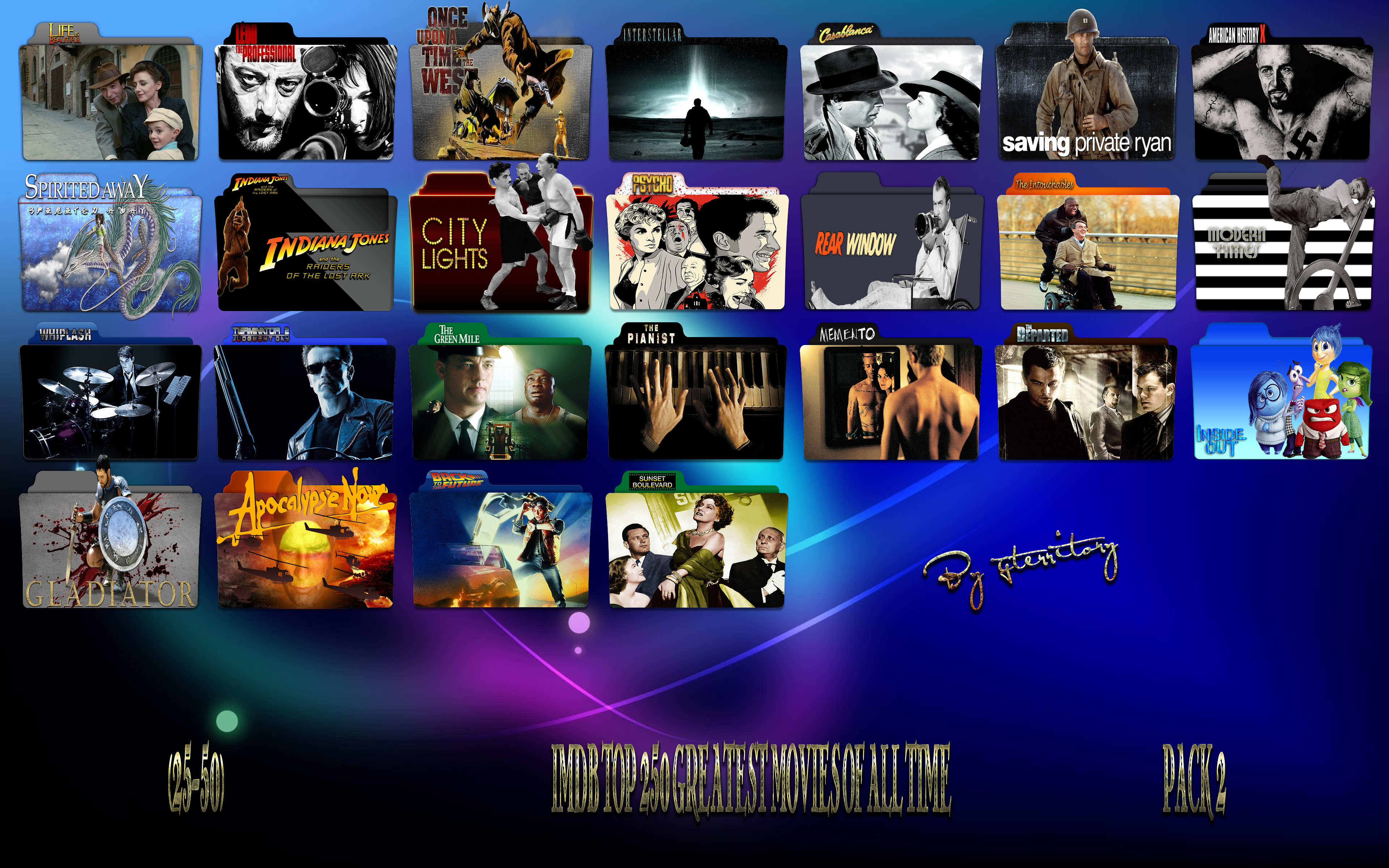 IMDB Top 250 Greatest Movies Of All Time-Pack 2 by gterritory on DeviantArt