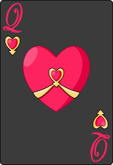 Queen of hearts card by Cerulebell on DeviantArt