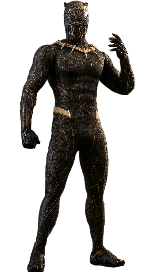 Killmonger Golden Jaguar - Black Panther Movie PNG by ...