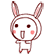 Bunny Emoji-08 (Lalala~) [V1] by Jerikuto
