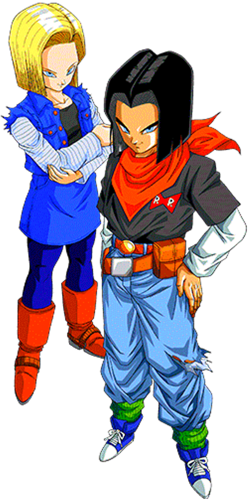 Android #17 and #18 by AlexelZ on DeviantArt