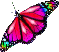 Blue butterfly2 animated 120px by EXOstock