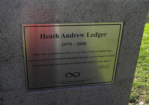 Heath Ledgers grave. by BriannaLovesHU on DeviantArt