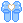 blue heart bow e