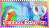 Rainbow Dash Fan by DesuSigMaker