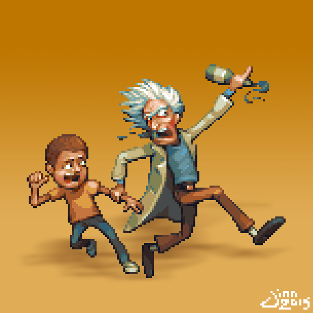 RICK AND MORTY FOREVER AND FOREVER A HUNDRED YEARS by JINNdev