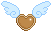 winged Chocolate Heart