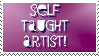 Self Taught Artist Stamp By Eirene86 by Withered--Bonnie