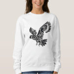 Tribal Cockatoo Parrot Bird Tattoo Sweatshirt