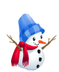 Merry-snowman-smiley-emoticon by Euselia