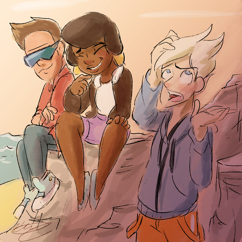 The cool kids from Steven Universe. They're so genuine and I'm glad that they're friends with Steven