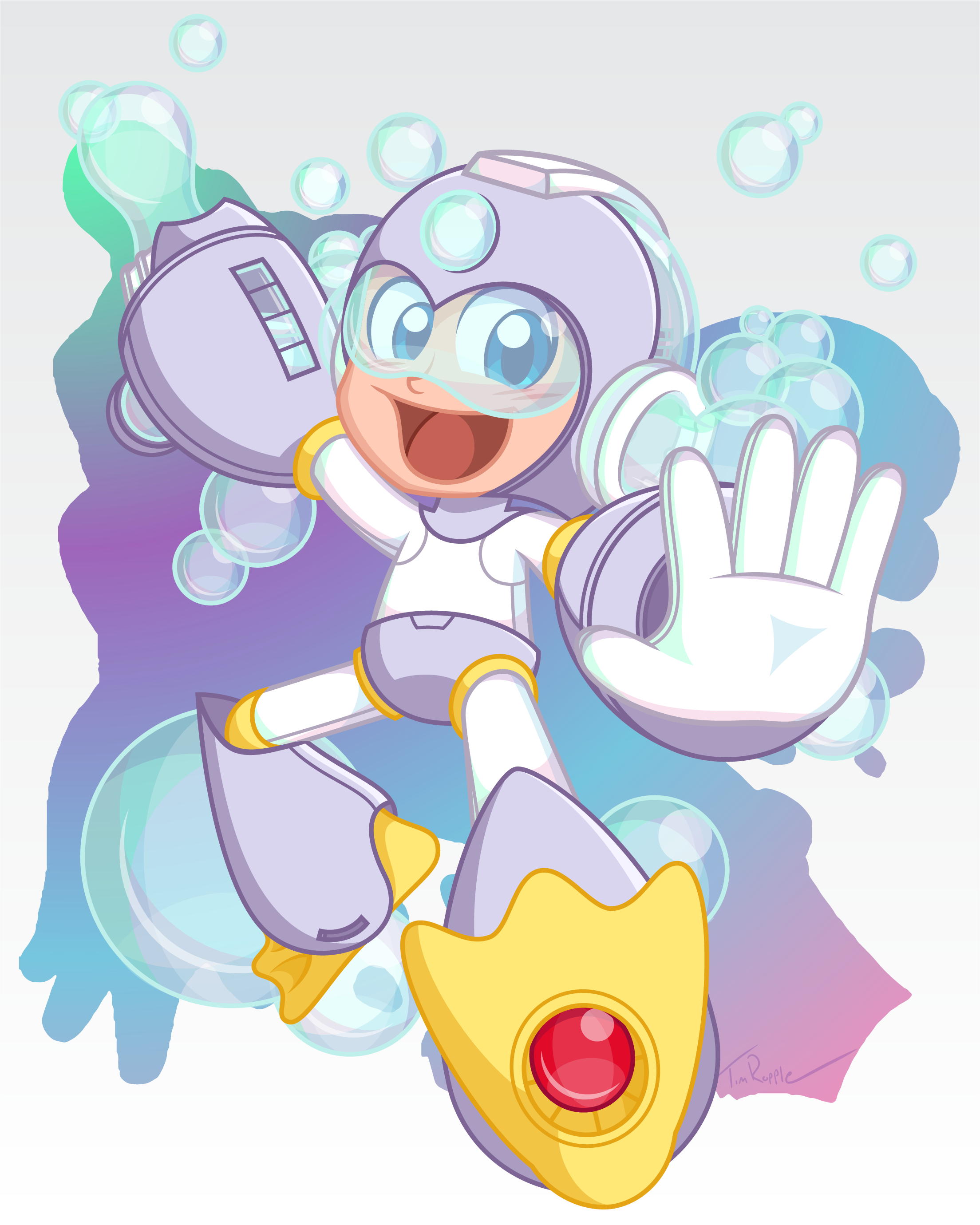 Get Equipped With Bubble-Lead (Contest Entry) : R/Megaman
