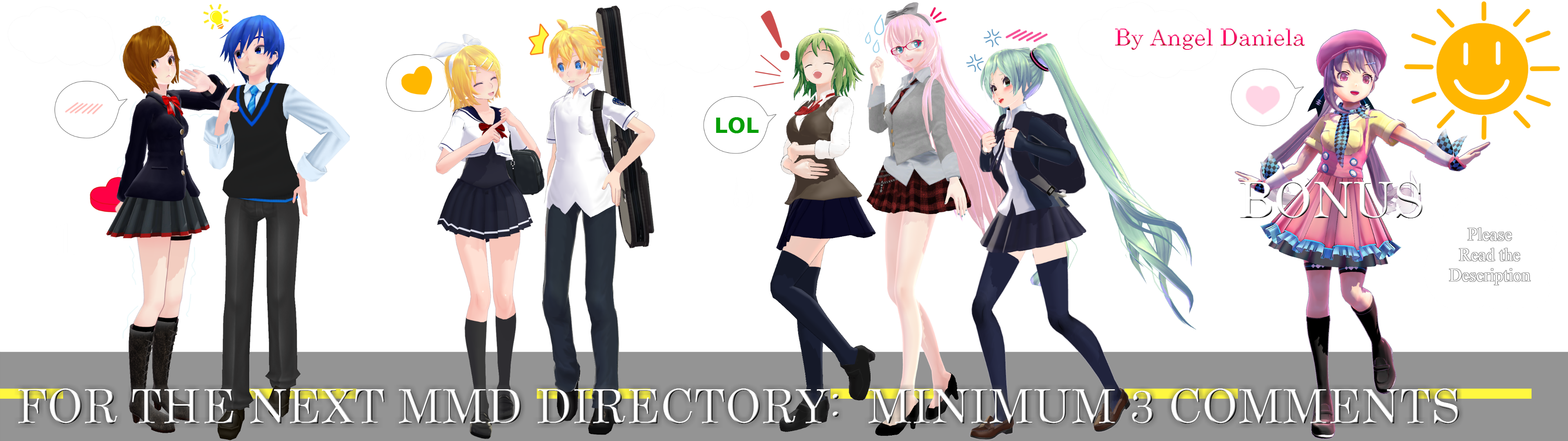 MMD DL Directory 14 [+ Pose Pack DL] by Angela-16 on ...