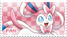 Sylveon Fan Stamp by Skymint-Stamps
