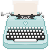 vintage_typewriter_avatar_by_kezzi_rose-d7efq5r.gif