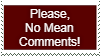 No Mean Comments Stamp by CCB-18