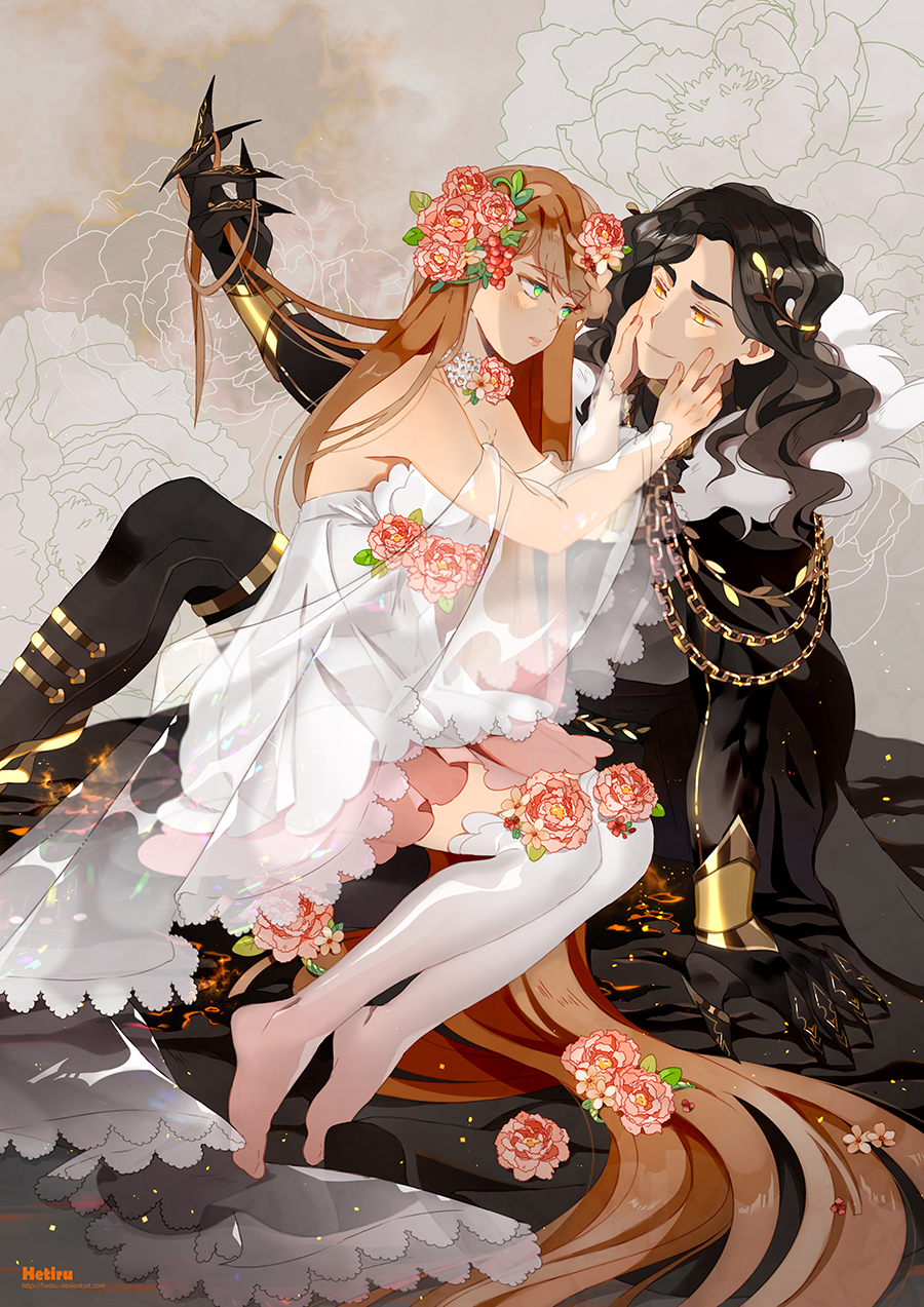 .CC. Hades and Persephone. by Hetiru on DeviantArt Persephone And Hades Anime