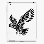 Tribal Cockatoo Parrot Bird Tattoo iPad Case