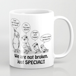 Special need birds mug