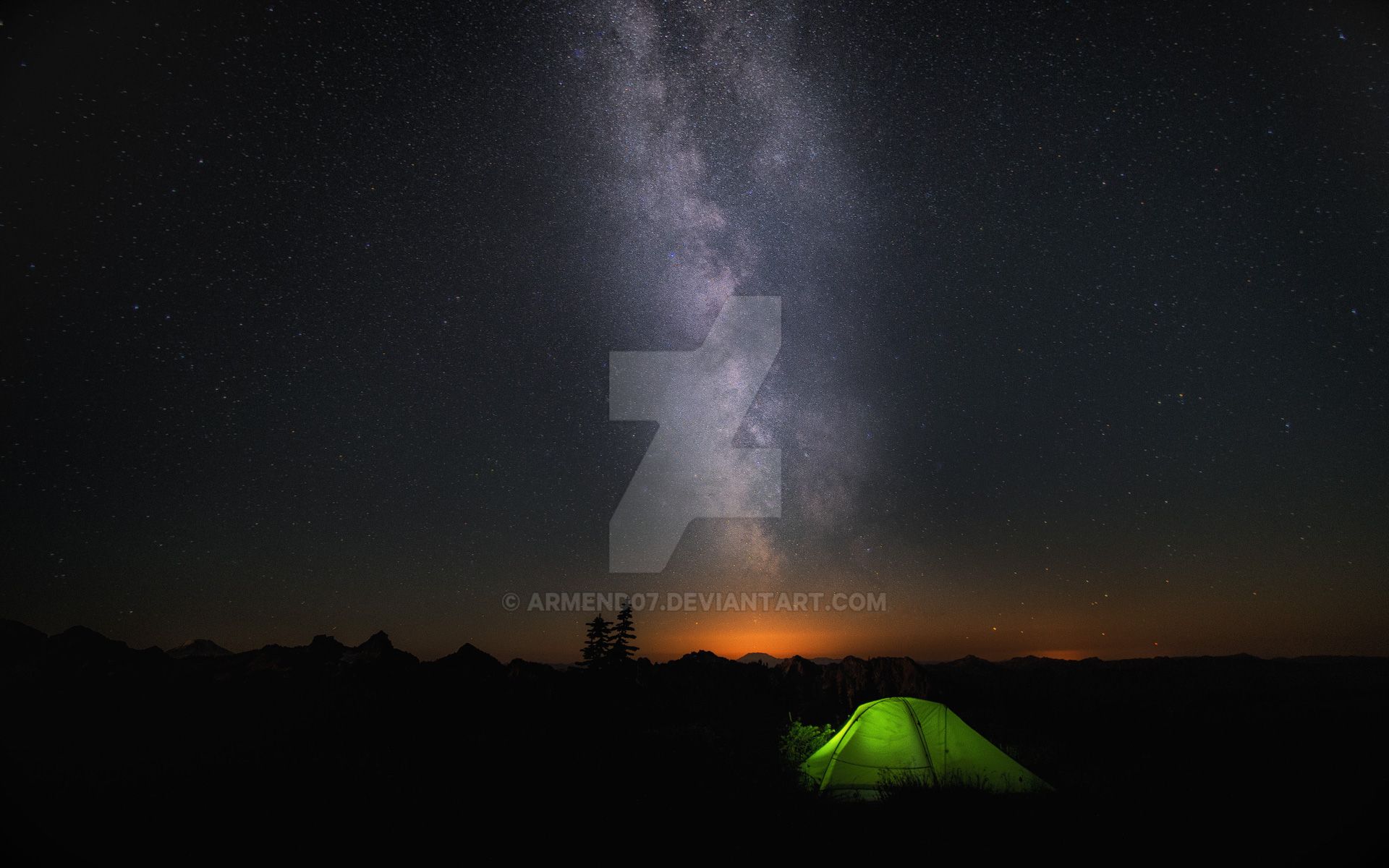 Windows 10 Night Sky Tent Wallpaper by armend07 on DeviantArt