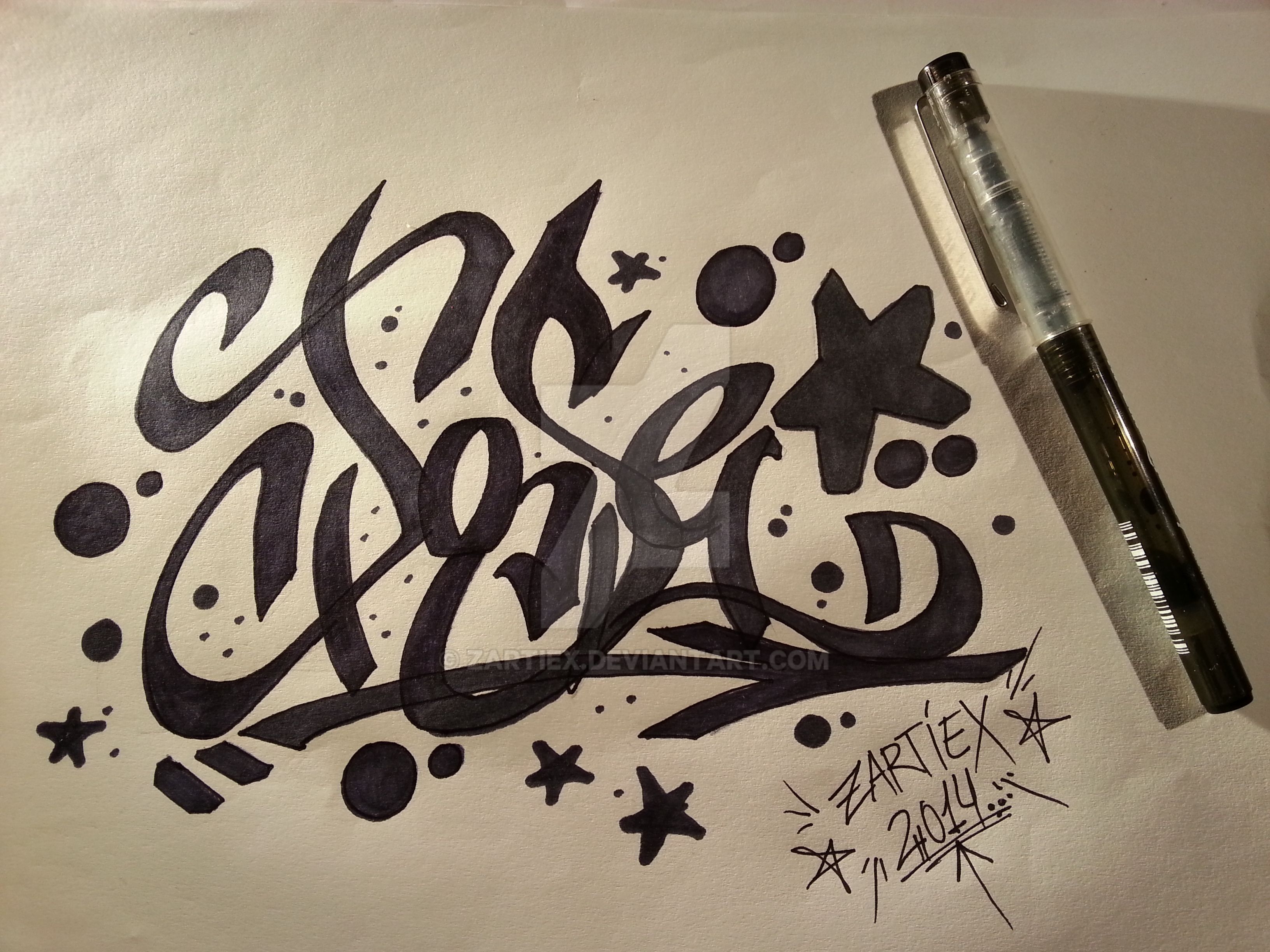 Como Dibujar Graffitis D Como Hacer Letras D De Tatuajes Hd En | My XXX ...