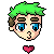 jacksepticeye with a heart - free 2 use icon :3