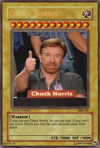 Chuck Norris Yugioh Card
