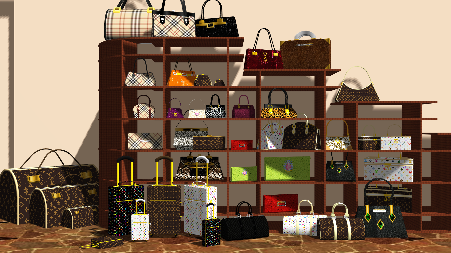 [MMD] Bags, Purses, and Suitcases Pack DL by OniMau619 on DeviantArt