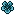 Pixel Flower Bullet - Turquoise