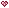 Small Pixel Heart - Rusty Pink