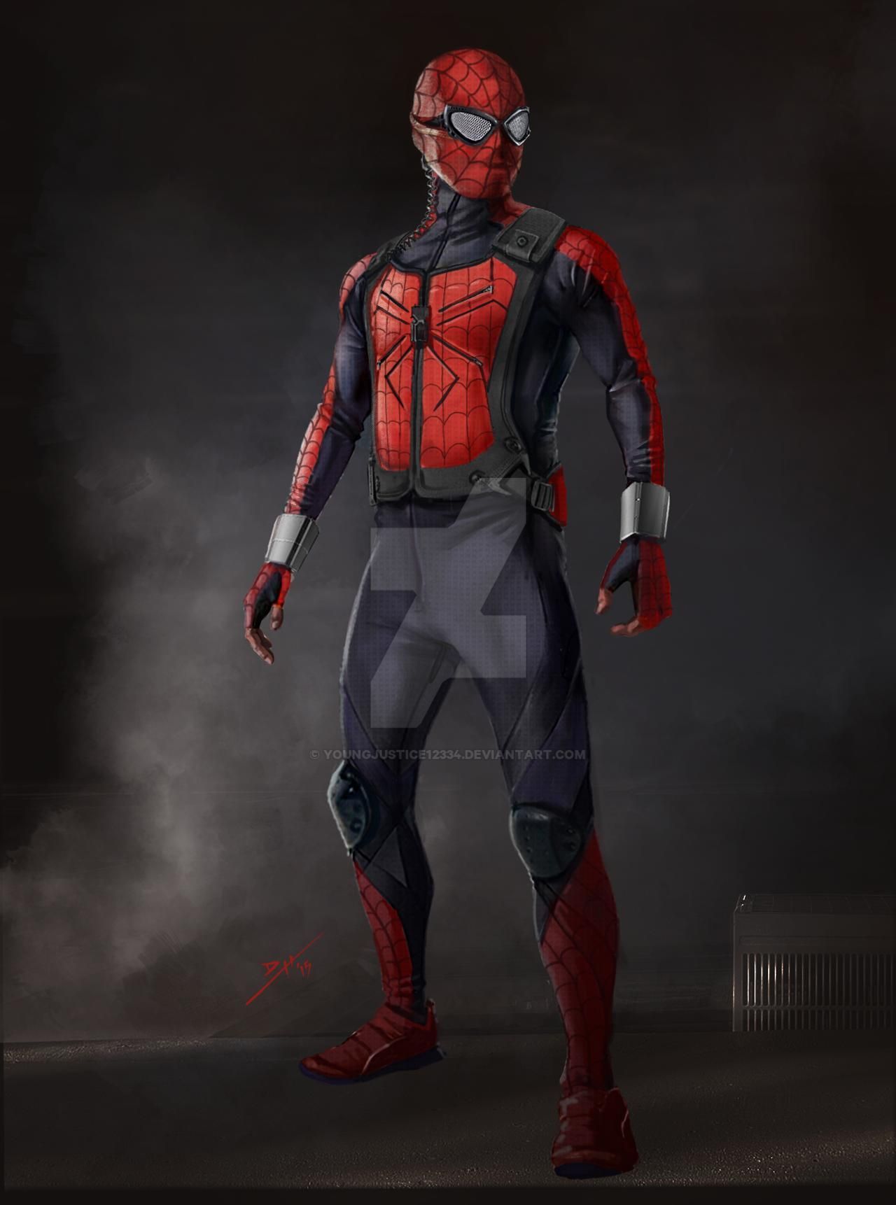 Alternate Homemade Spiderman Costume (MCU) by YoungJustice12334 on DeviantArt