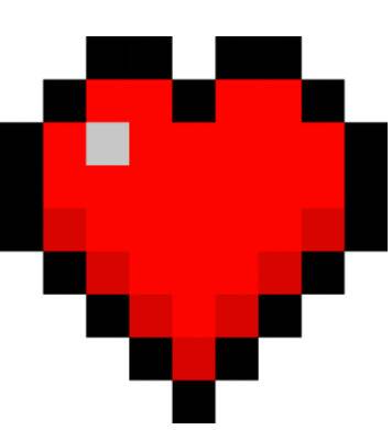 Minecraft Heart Pixel Art by jbird0123 on DeviantArt