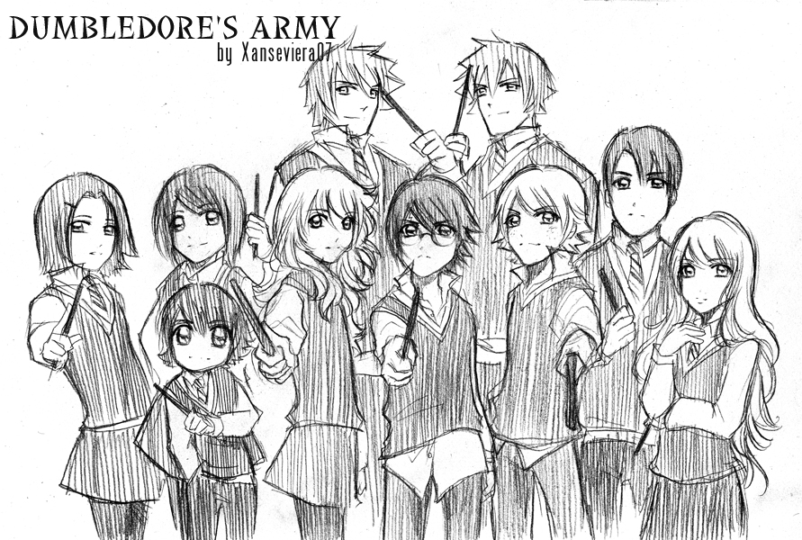 harry potter coloring pages dumbledores army - photo #5