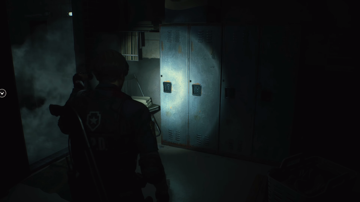 Stone Statue Corridor, 3F West Stairwell, 2F Showers and Locker Room Re2_remake_shower_room_by_residentevilcbremake-dcpt12j