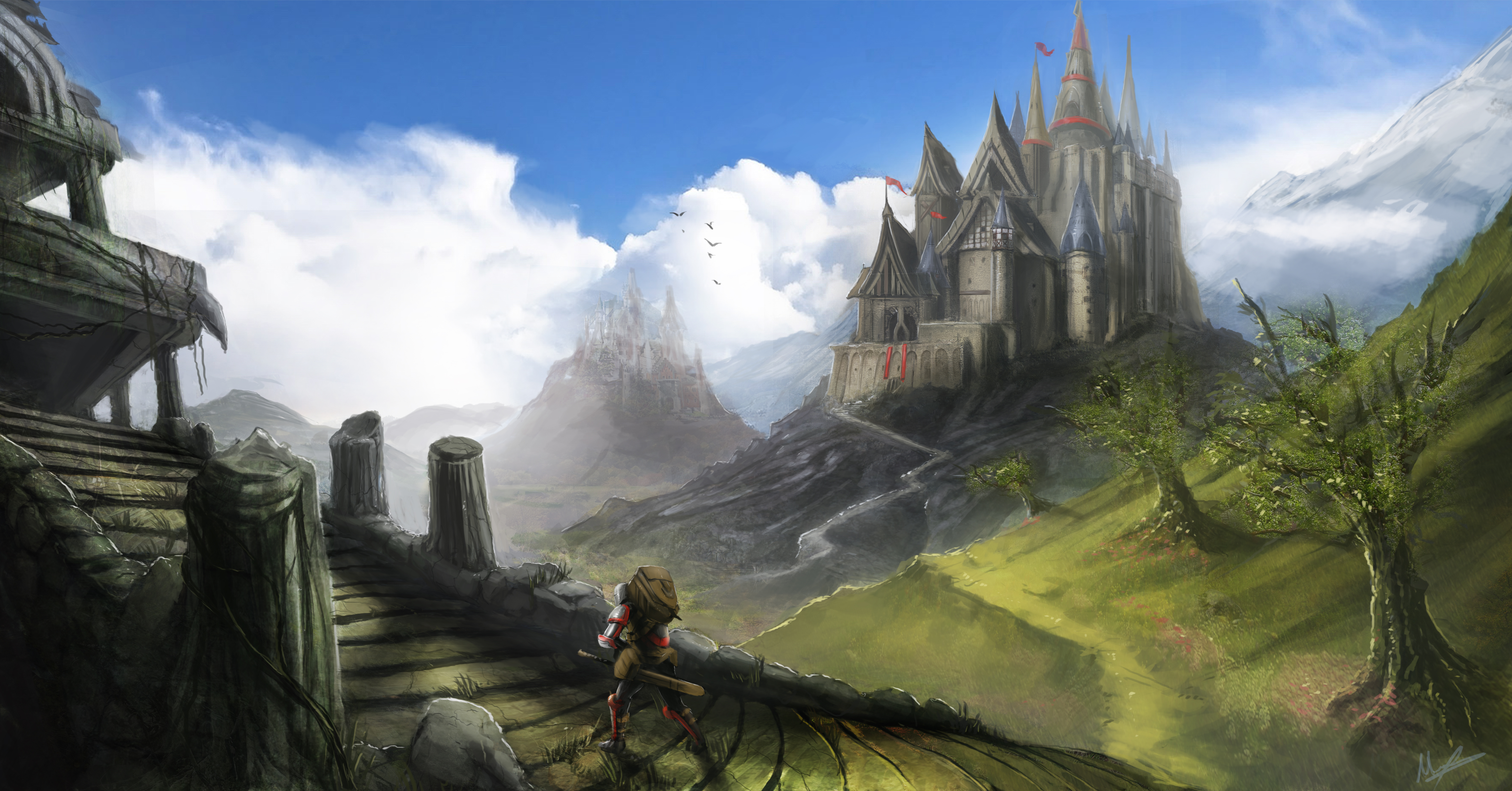 Fantasy Landscape2 by ramhak on DeviantArt