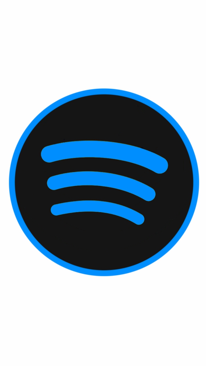 Spotify Logo Blue by DFroomer413 on DeviantArt