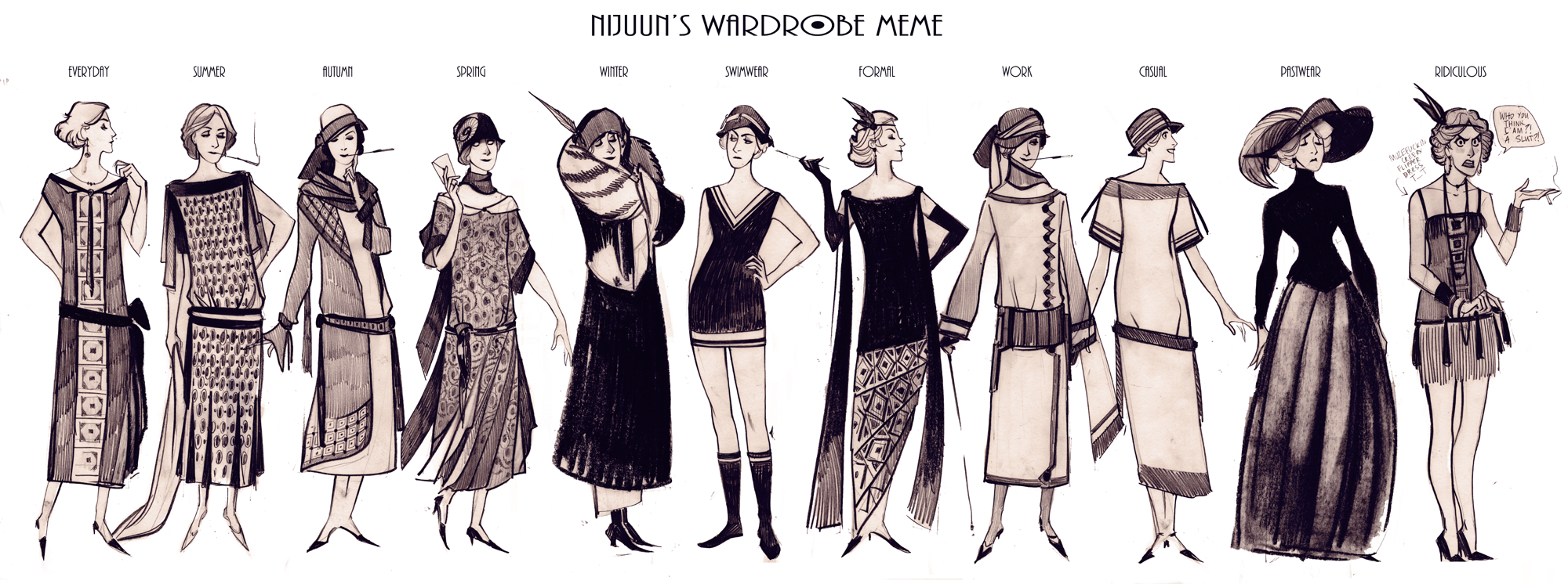 Helenas Early 20 S Clothes Phobs0 On Deviantart focus for The Elegant  Clothes From The 20S for Motivate