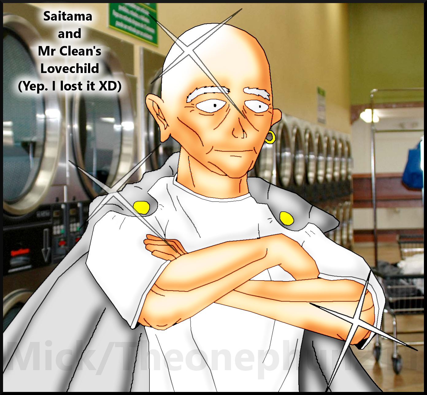 The Lovechild of Mr Clean and Saitama OneCleanMan by TheOnePhun211 on